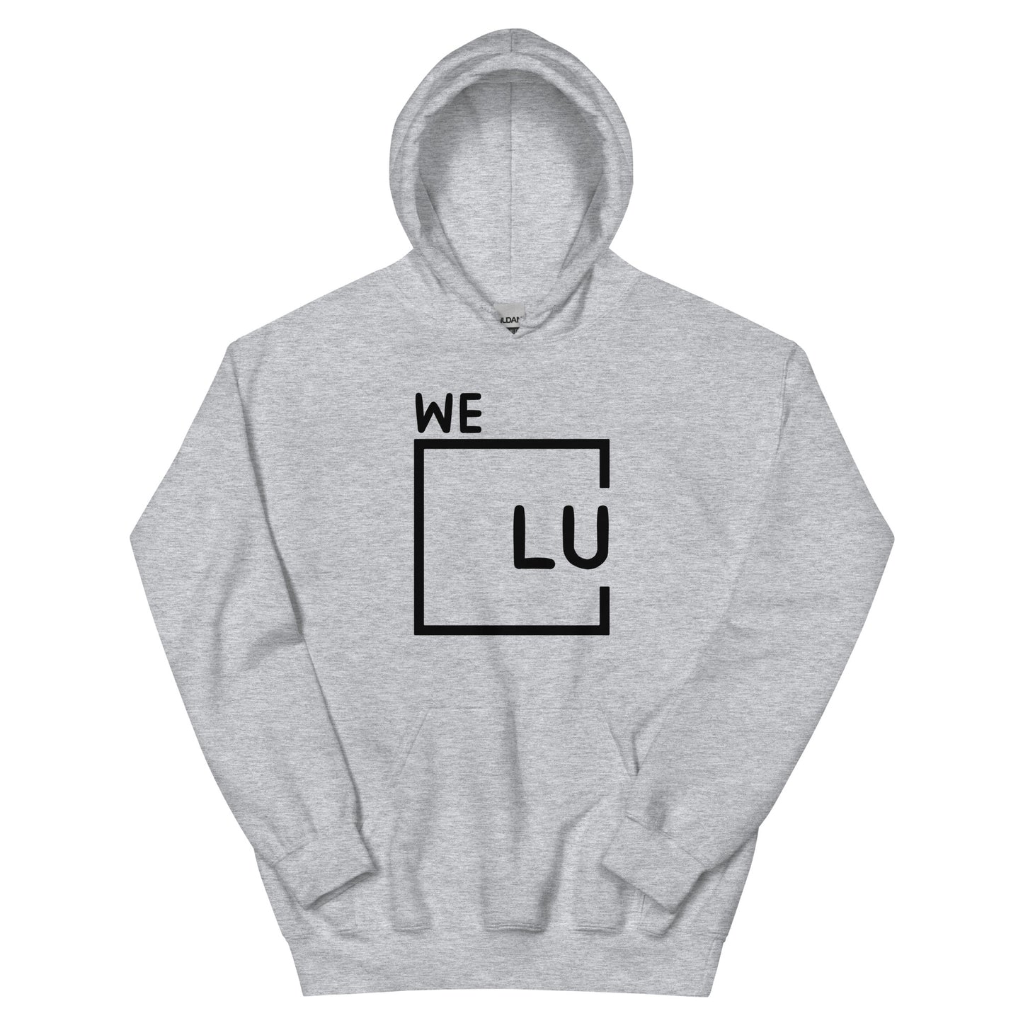 WLU Unisex Hoodie Basic - Black Logo