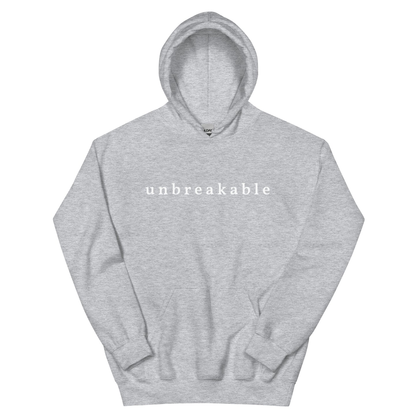 WLU Unisex Hoodie "Unbreakable" - White Logo