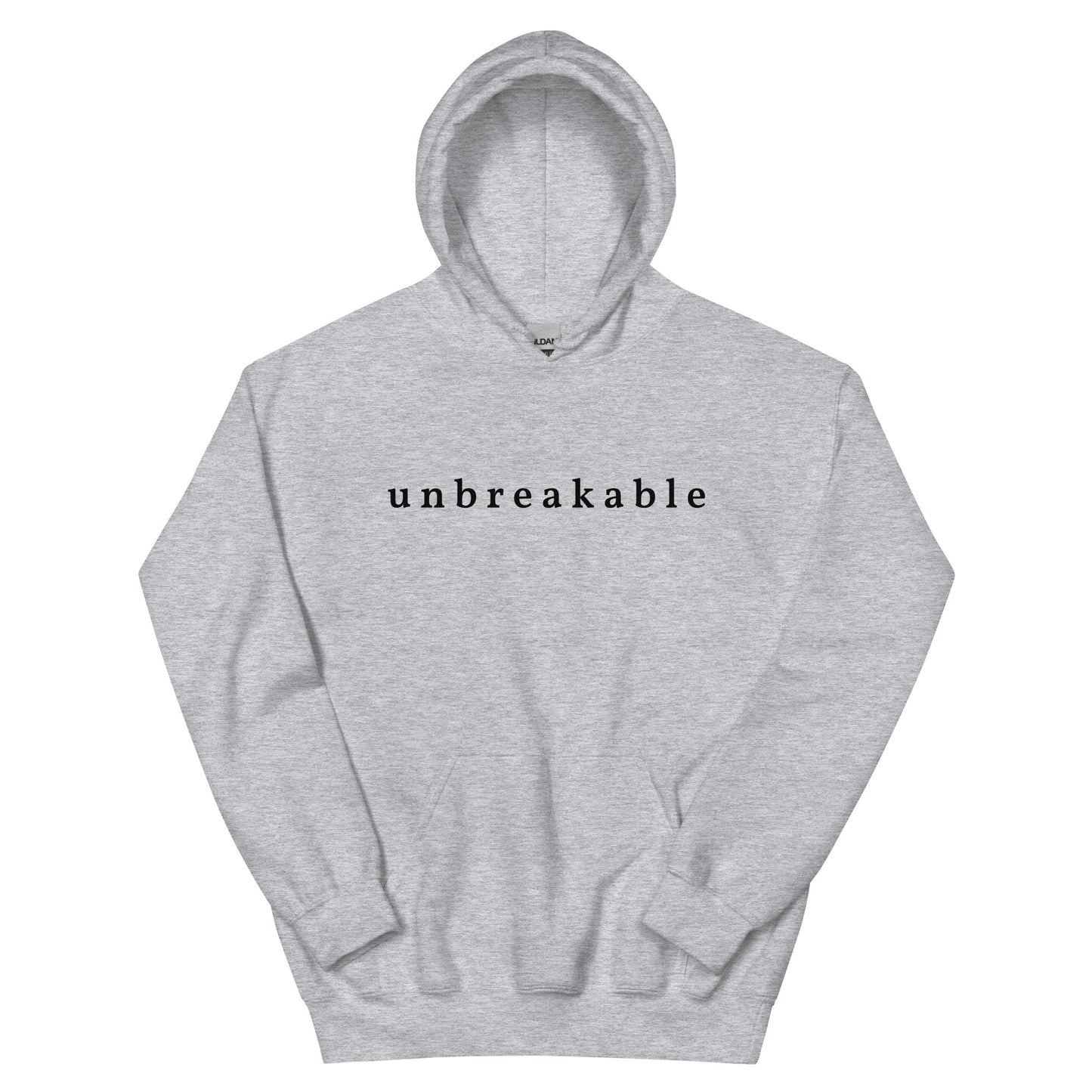 WLU Unisex Hoodie "Unbreakable" - Black Logo