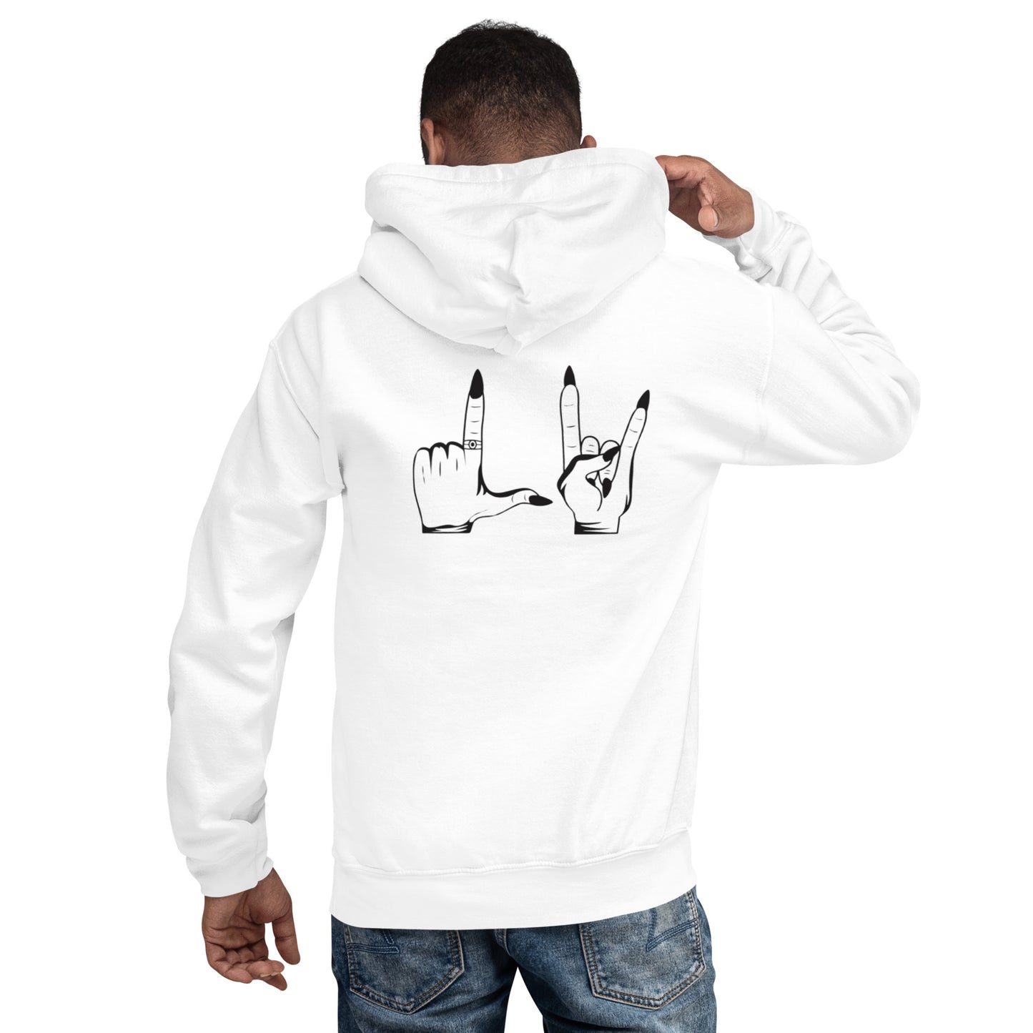 WLU Unisex Hoodie "LU" - Black Logo