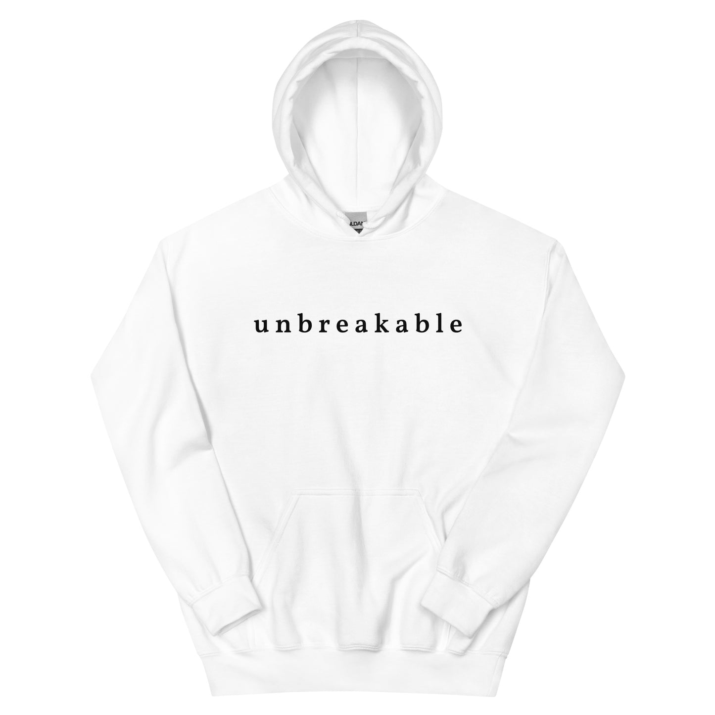 WLU Unisex Hoodie "Unbreakable" - Black Logo