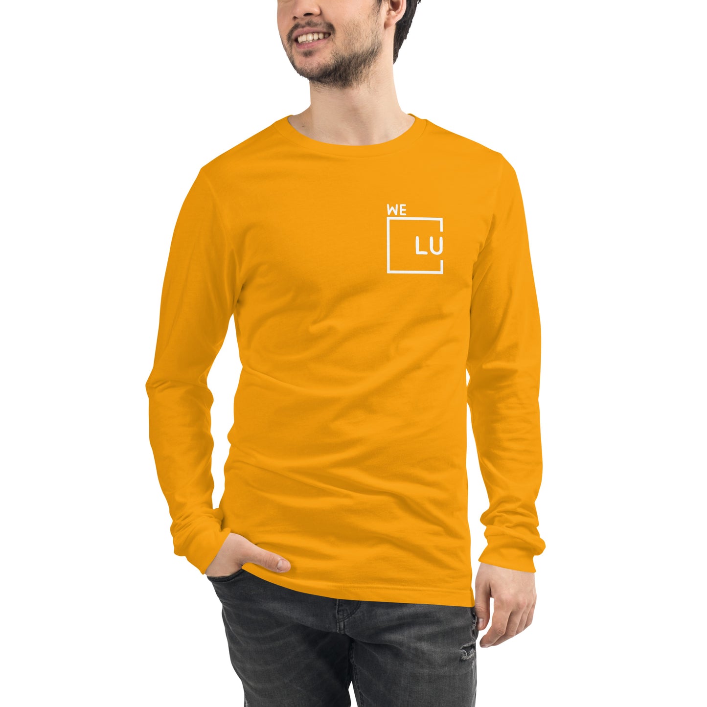 WLU Unisex Long Sleeve T-Shirt - White Logo