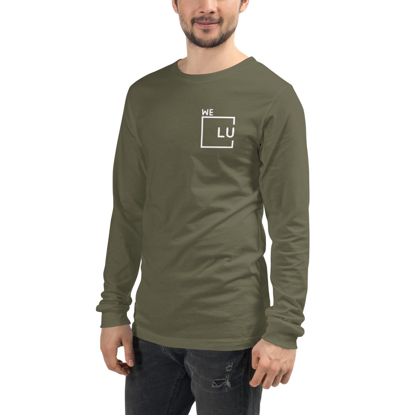 WLU Unisex Long Sleeve T-Shirt - White Logo