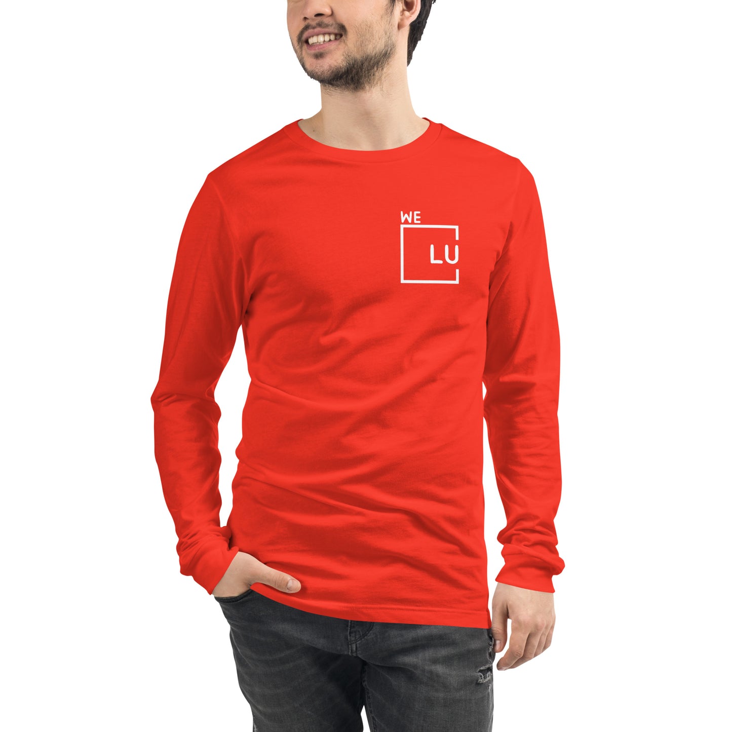 WLU Unisex Long Sleeve T-Shirt - White Logo